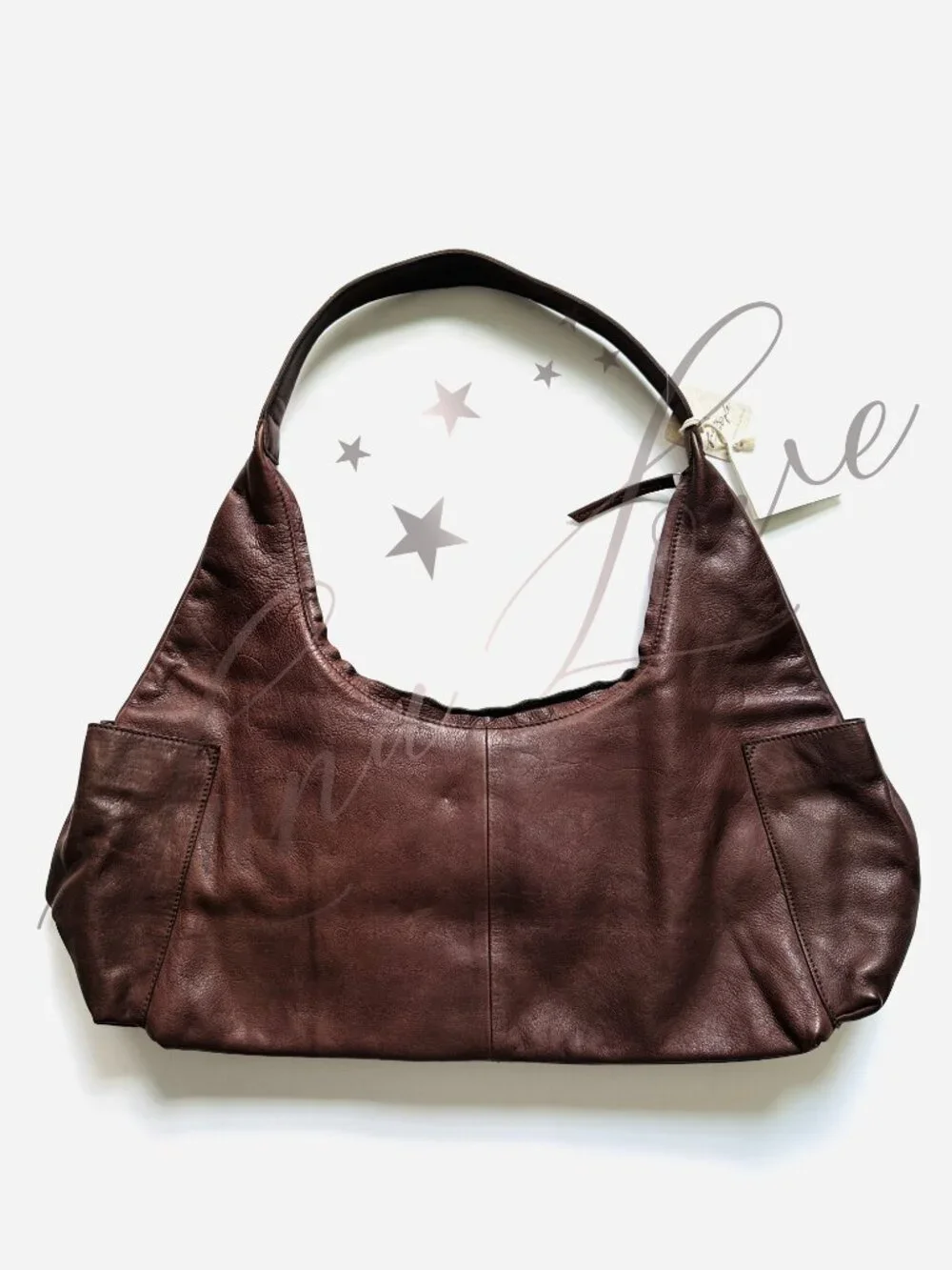 FREE PEOPLE Weho Slouchy Tote Bag In Espresso NWT